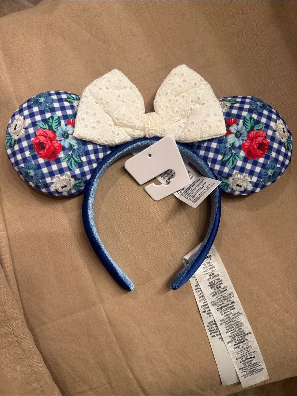 Minnie Mouse Cottage Ear Headband for Adults
